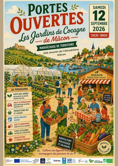 🌱 Portes Ouvertes des Jardins de Cocagne de Mâcon 🌱