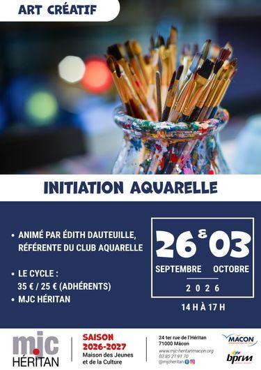 Initiation aquarelle