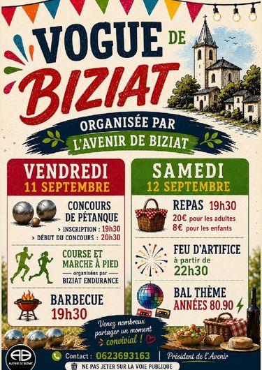 🎉 Vogue de Biziat